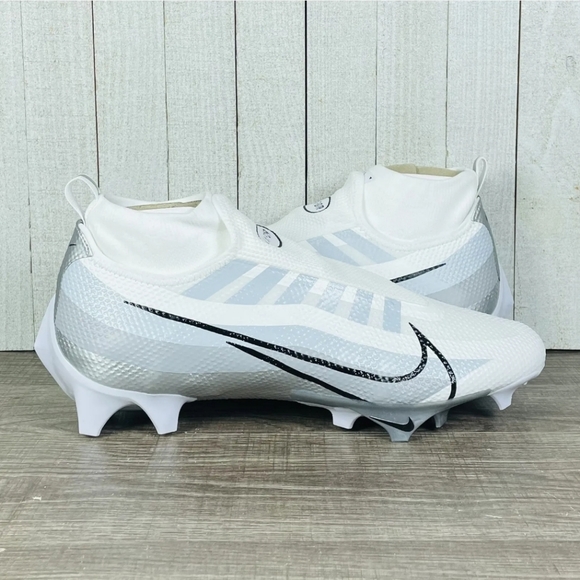 Nike Vapor Edge 360 Pro Football Cleats White Black DQ3670-102 Mens Size 11-11.5 - Picture 4 of 8